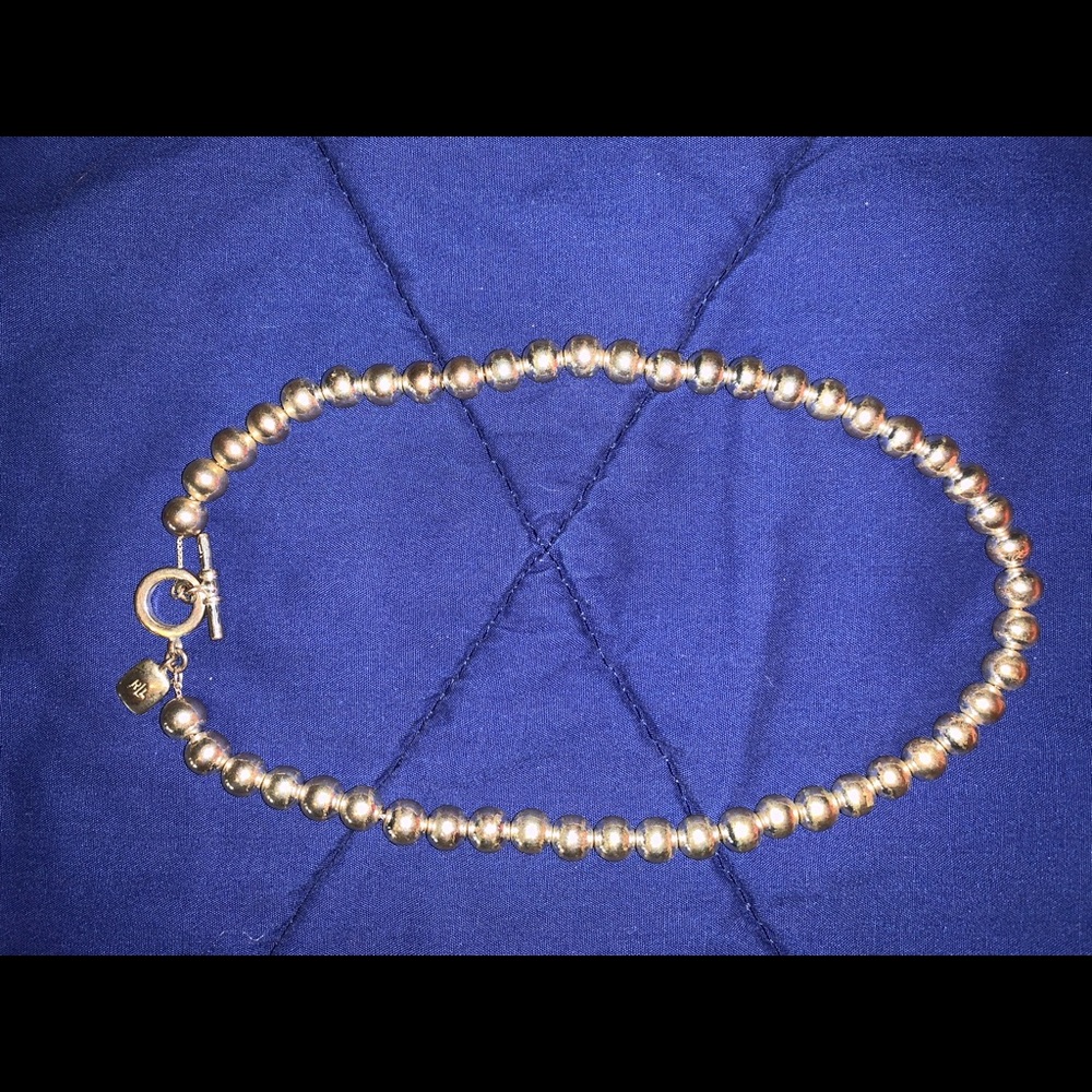 Ralph Lauren silver ball necklace